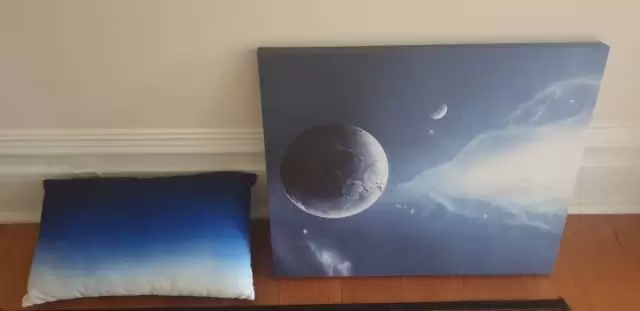 $50 Kids space pillow and picture