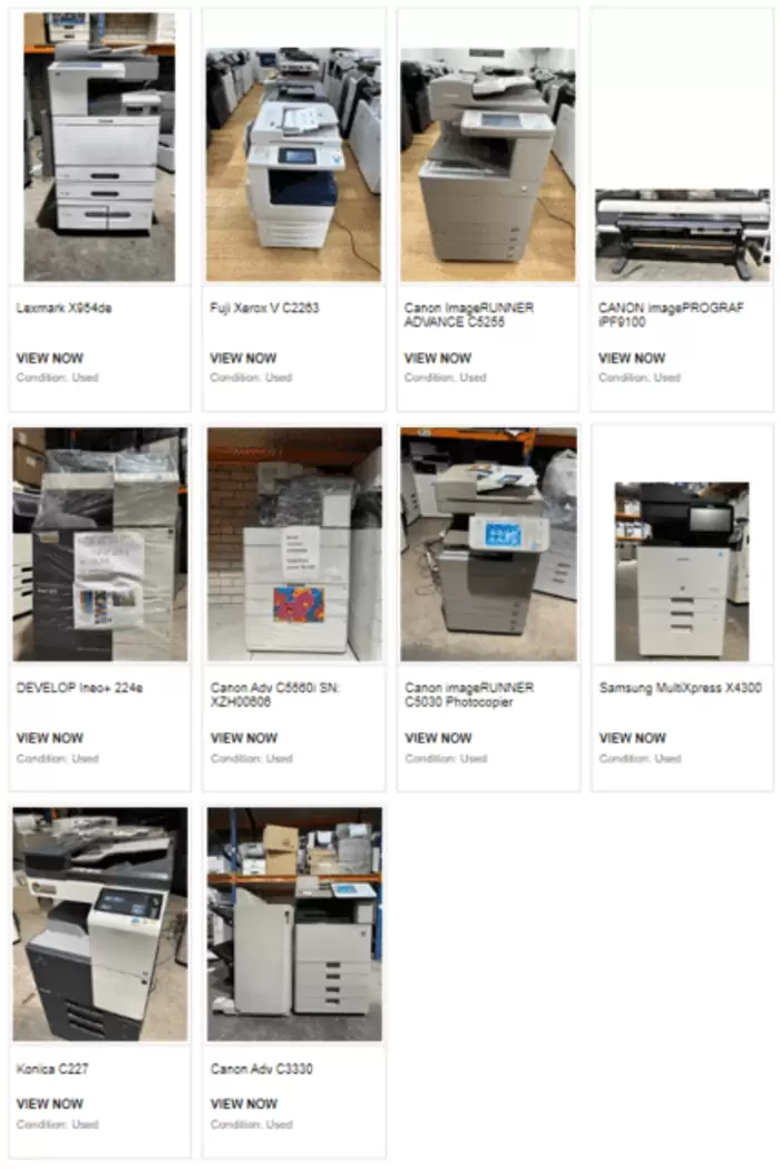 PRINTER AUCTION CLEARANCE SALE STARTING FROM $9