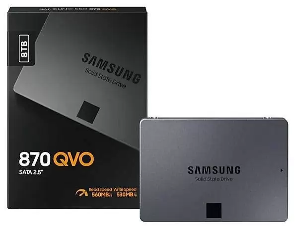 $500 NEW IN BOX 8tb Samsung 870 QVO SSD, 3 years warranty