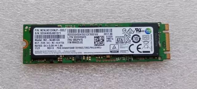$45 Samsung - 512GB SSD M.2 2280 MZ-NLN512A
