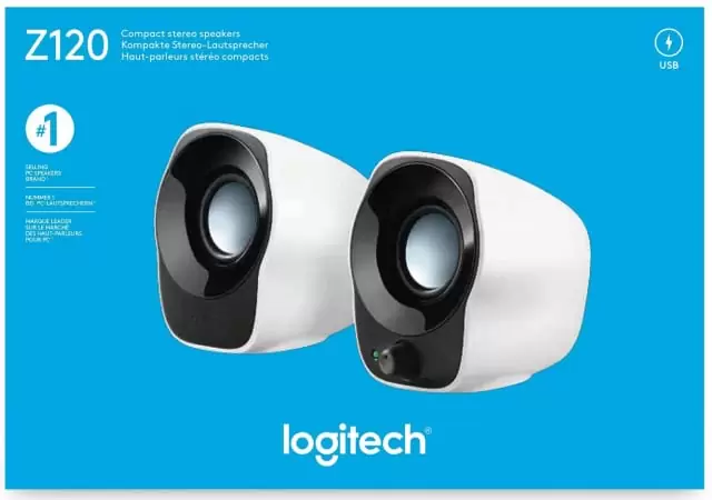 $20 New Logitech Z120 Compact Stereo USB Computer Speakers